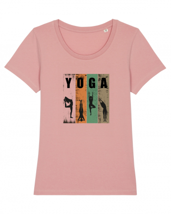 Vintage Yoga Poses Canyon Pink