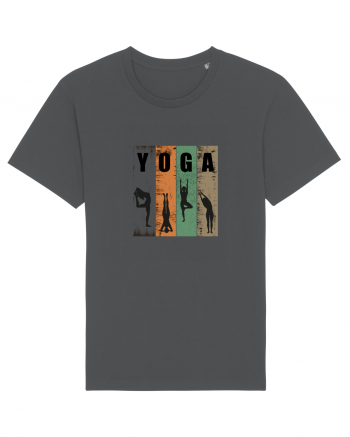 Vintage Yoga Poses Anthracite