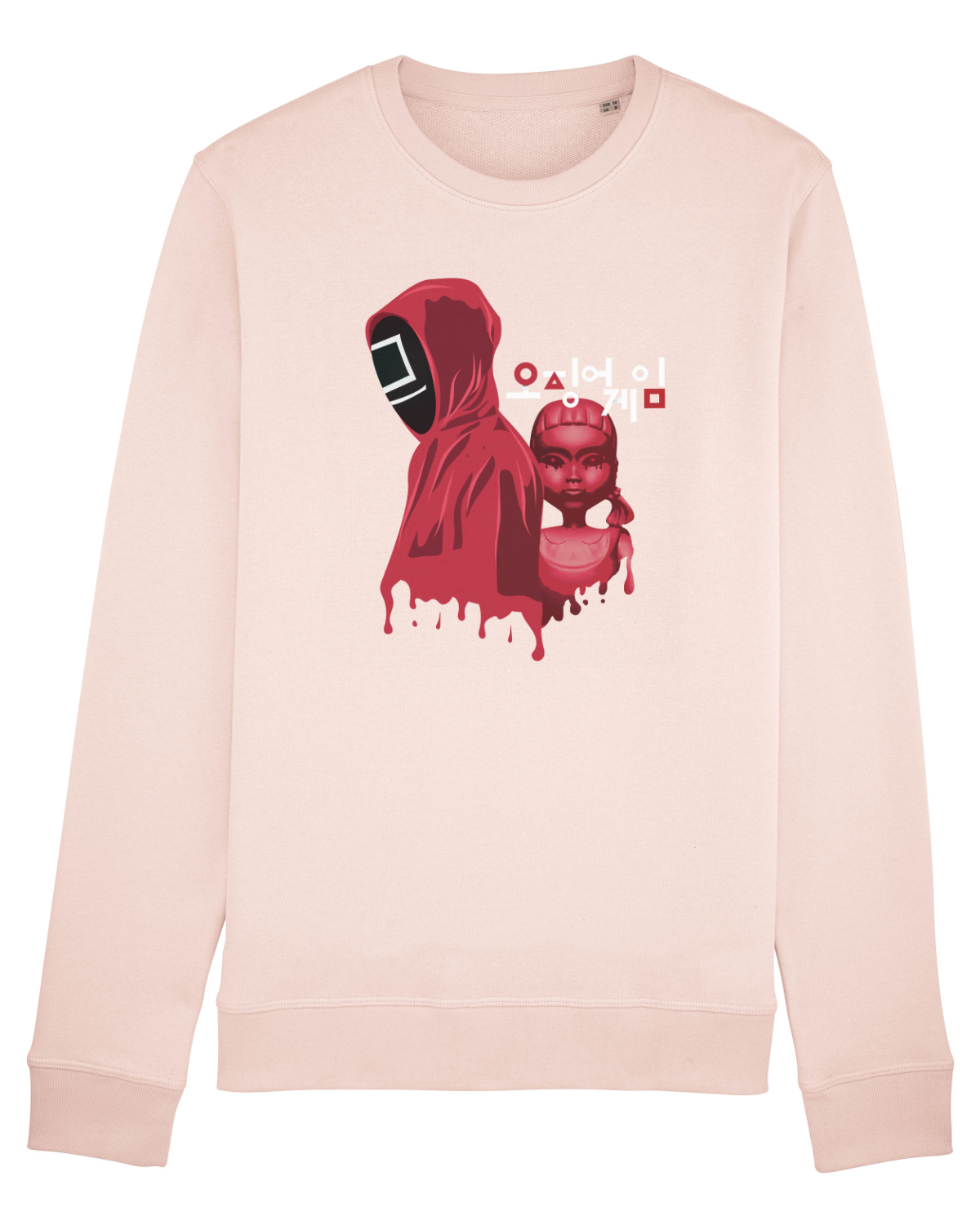 Bluză mânecă lungă Unisex Rise Candy Pink