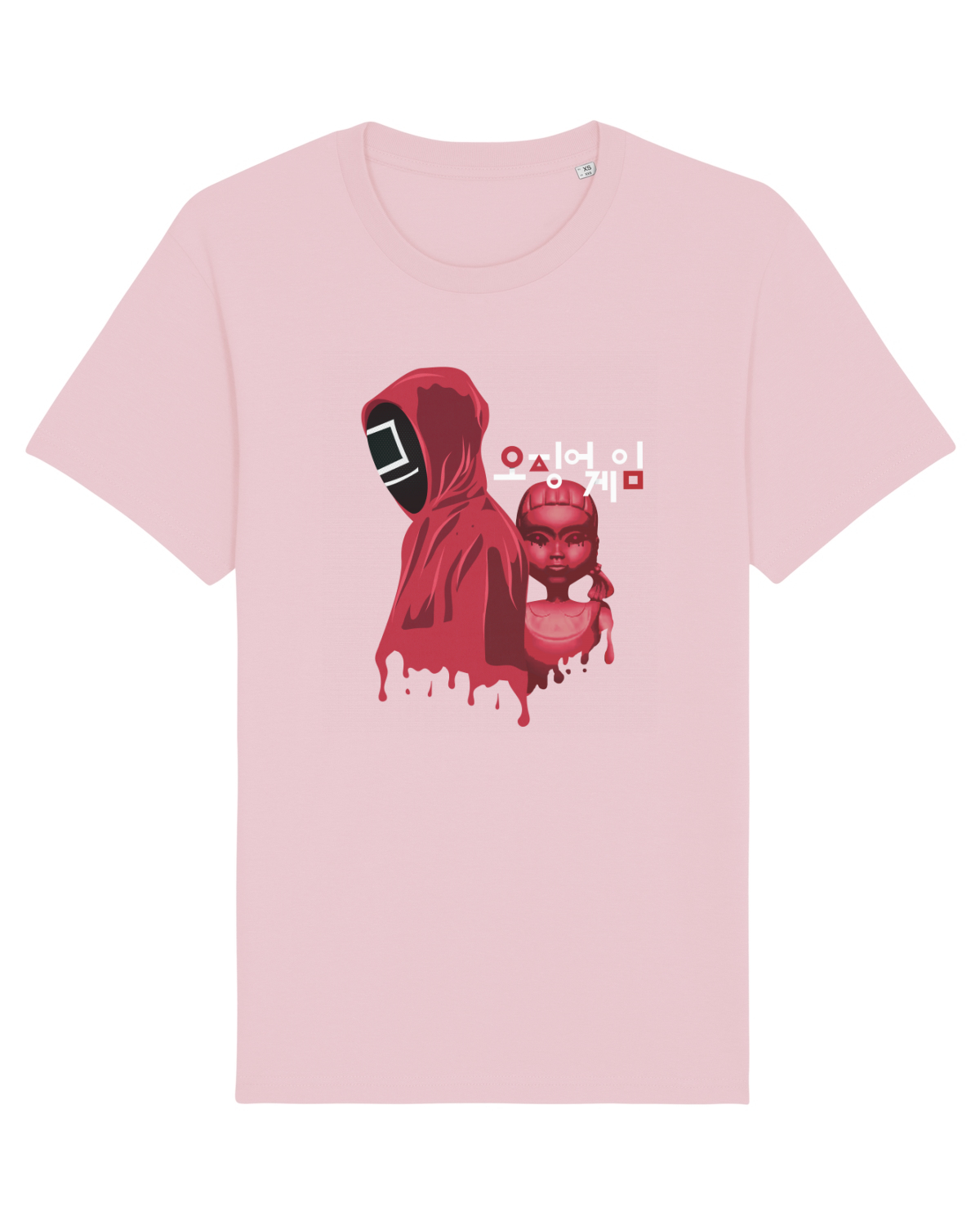 Tricou mânecă scurtă Unisex Rocker Cotton Pink