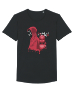 Jocul Calamarului Tricou mânecă scurtă guler larg Bărbat Skater