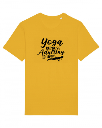 Yoga Because Adulting Is Hard Spectra Yellow