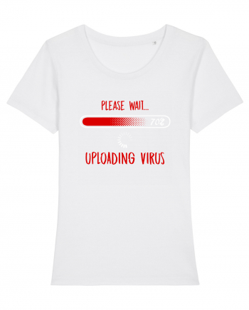 Uploading Virus White