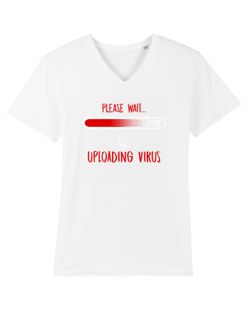 Uploading Virus White