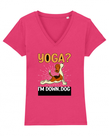 Yoga Down Dog Raspberry