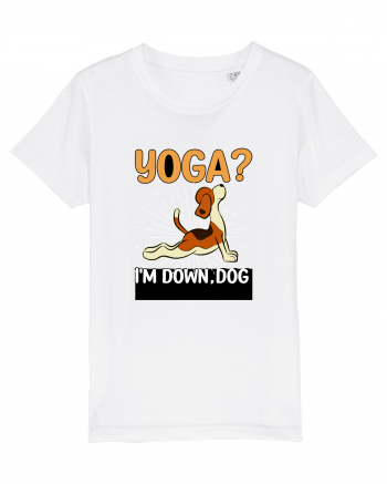 Yoga Down Dog White