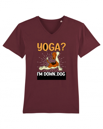 Yoga Down Dog Burgundy