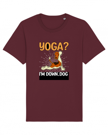 Yoga Down Dog Burgundy