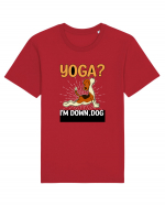 Yoga Down Dog Tricou mânecă scurtă Unisex Rocker