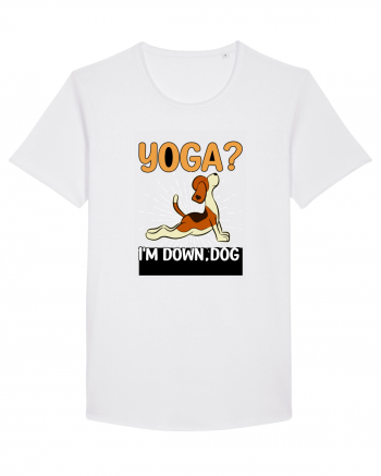 Yoga Down Dog White