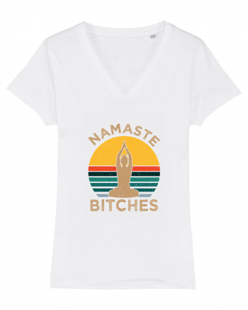 Namaste Bitches White