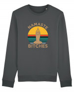 Namaste Bitches Bluză mânecă lungă Unisex Rise