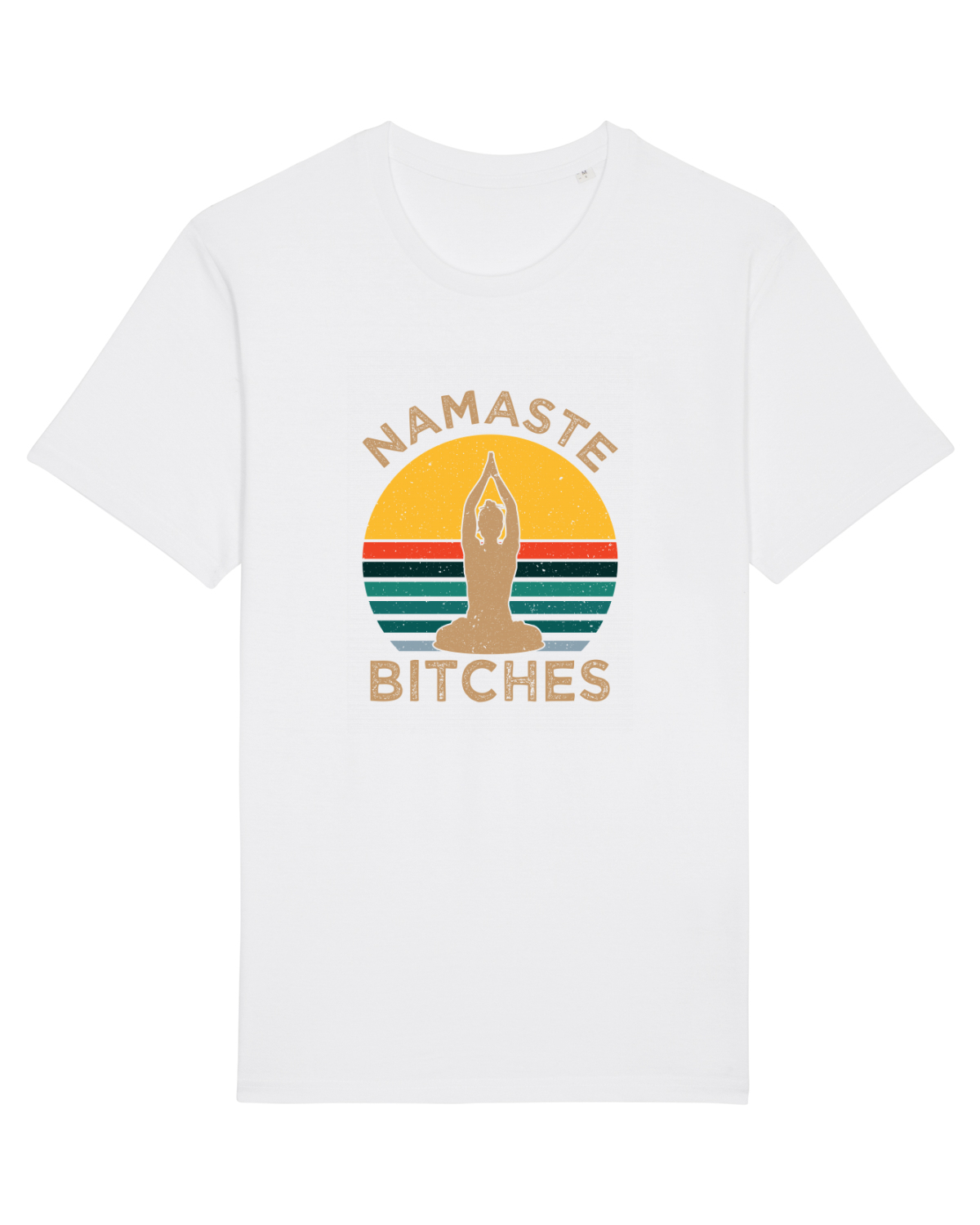 Tricou mânecă scurtă Unisex Rocker White