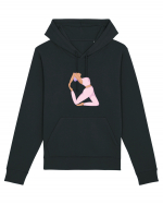 Pink Yoga Girl Hanorac Unisex Drummer