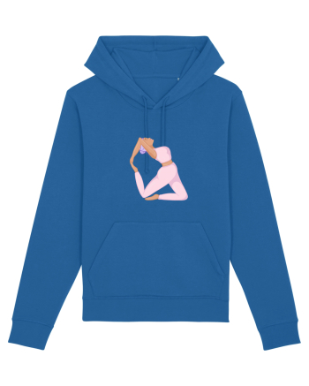 Pink Yoga Girl Royal Blue