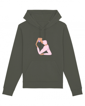 Pink Yoga Girl Khaki