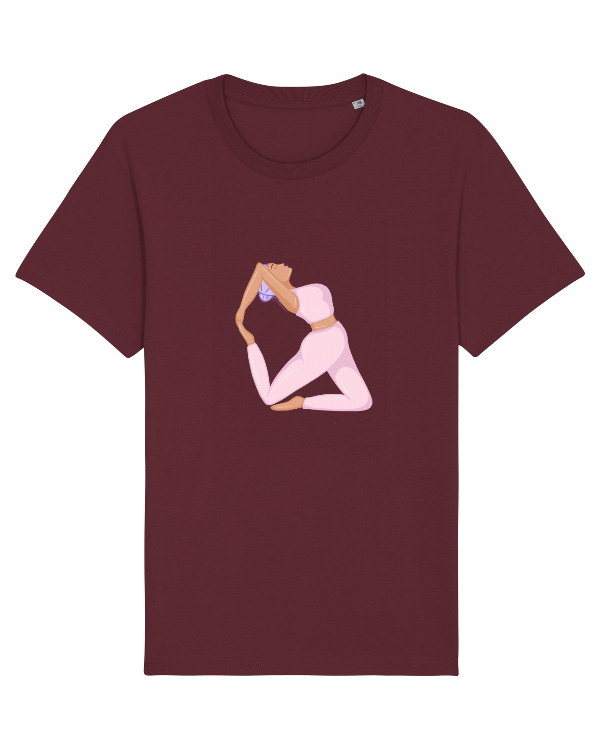 Tricou mânecă scurtă Unisex Rocker Burgundy