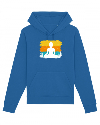 Retro Buddha Royal Blue