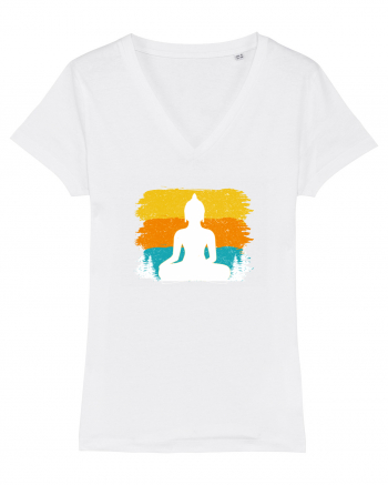 Retro Buddha White