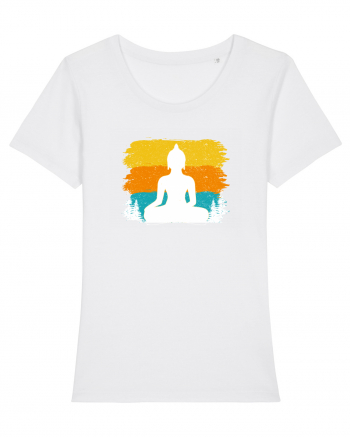 Retro Buddha White