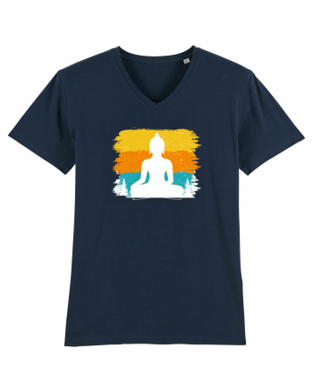 Retro Buddha French Navy