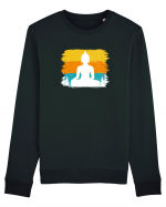 Retro Buddha Bluză mânecă lungă Unisex Rise