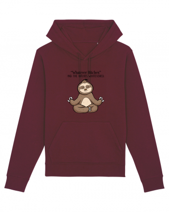 Sloth Yoga Design Burgundy