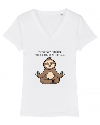 Sloth Yoga Design White