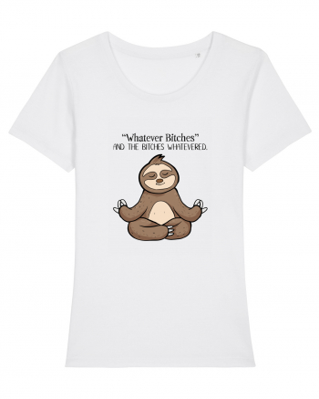 Sloth Yoga Design White