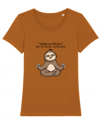 Sloth Yoga Design Roasted Orange