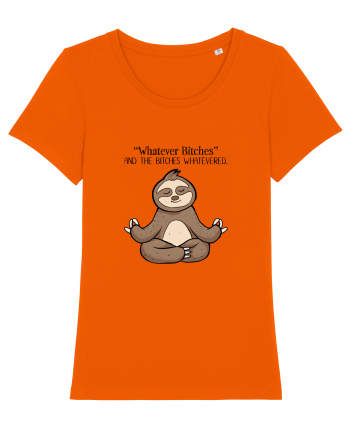 Sloth Yoga Design Bright Orange