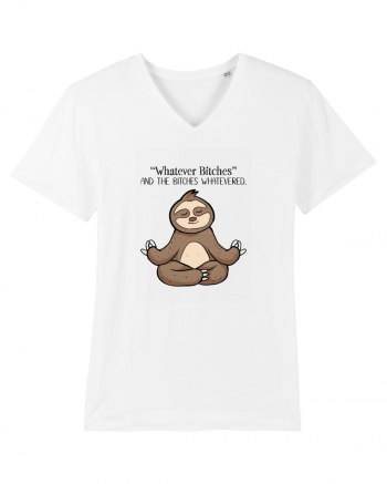 Sloth Yoga Design White