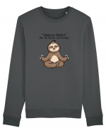 Sloth Yoga Design Bluză mânecă lungă Unisex Rise