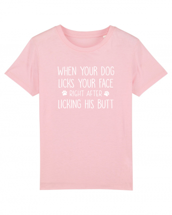 Funny Dogs  Cotton Pink