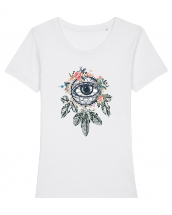 Ochi Floral în Dreamcatcher White