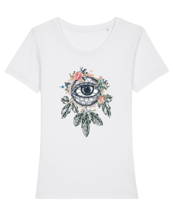 Ochi Floral în Dreamcatcher White