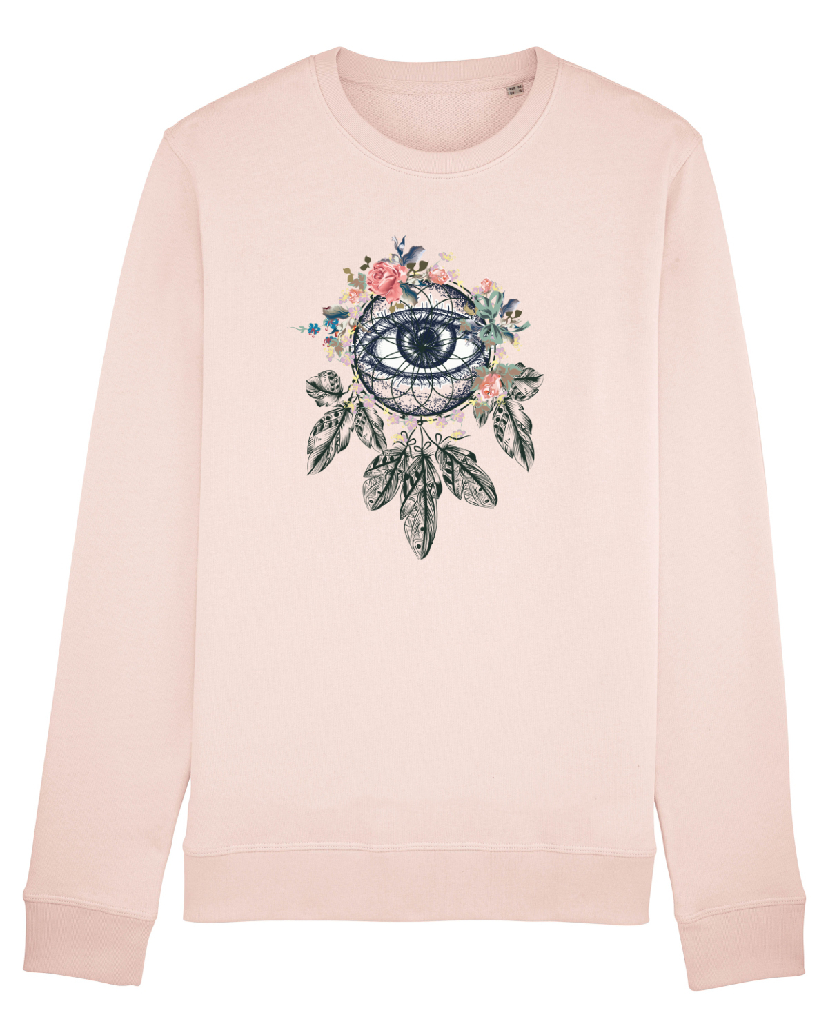 Bluză mânecă lungă Unisex Rise Candy Pink
