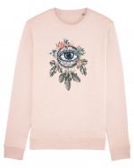 Ochi Floral în Dreamcatcher Bluză mânecă lungă Unisex Rise