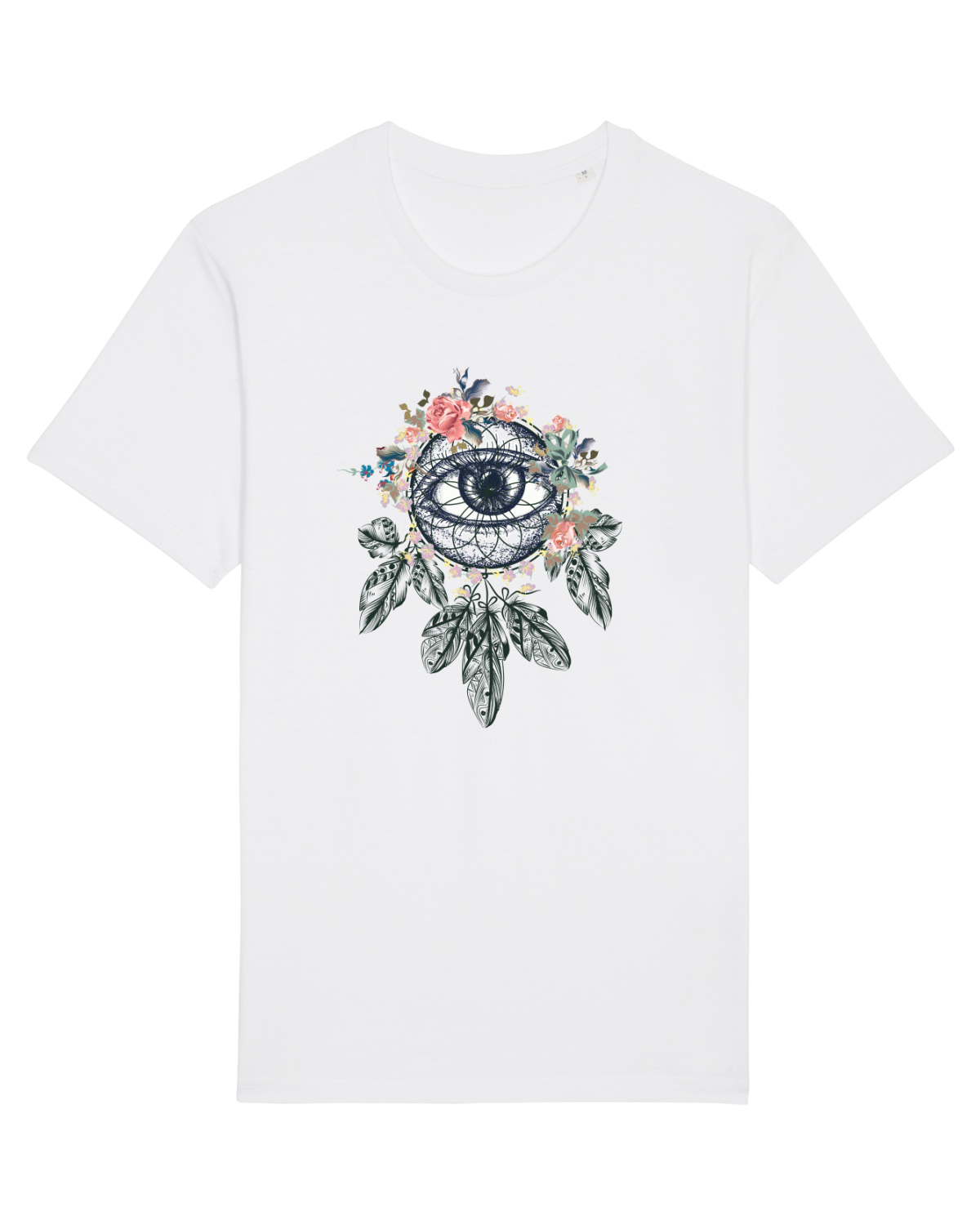 Tricou mânecă scurtă Unisex Rocker White