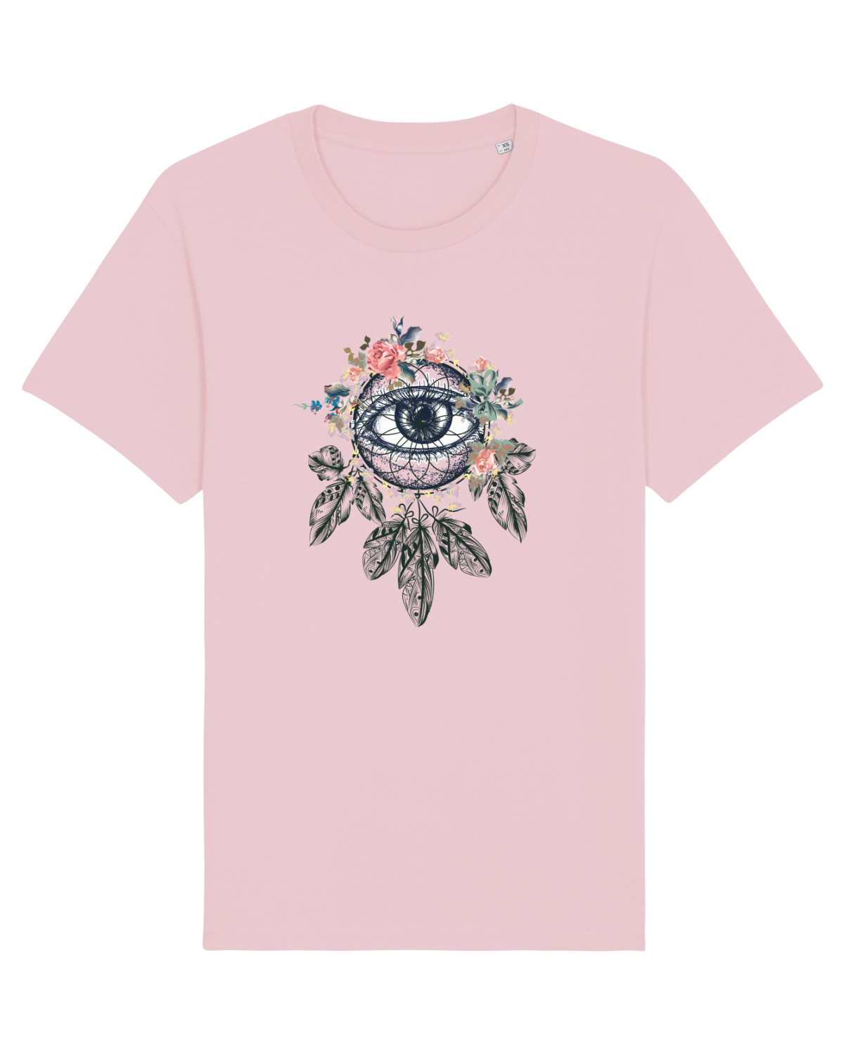 Tricou mânecă scurtă Unisex Rocker Cotton Pink