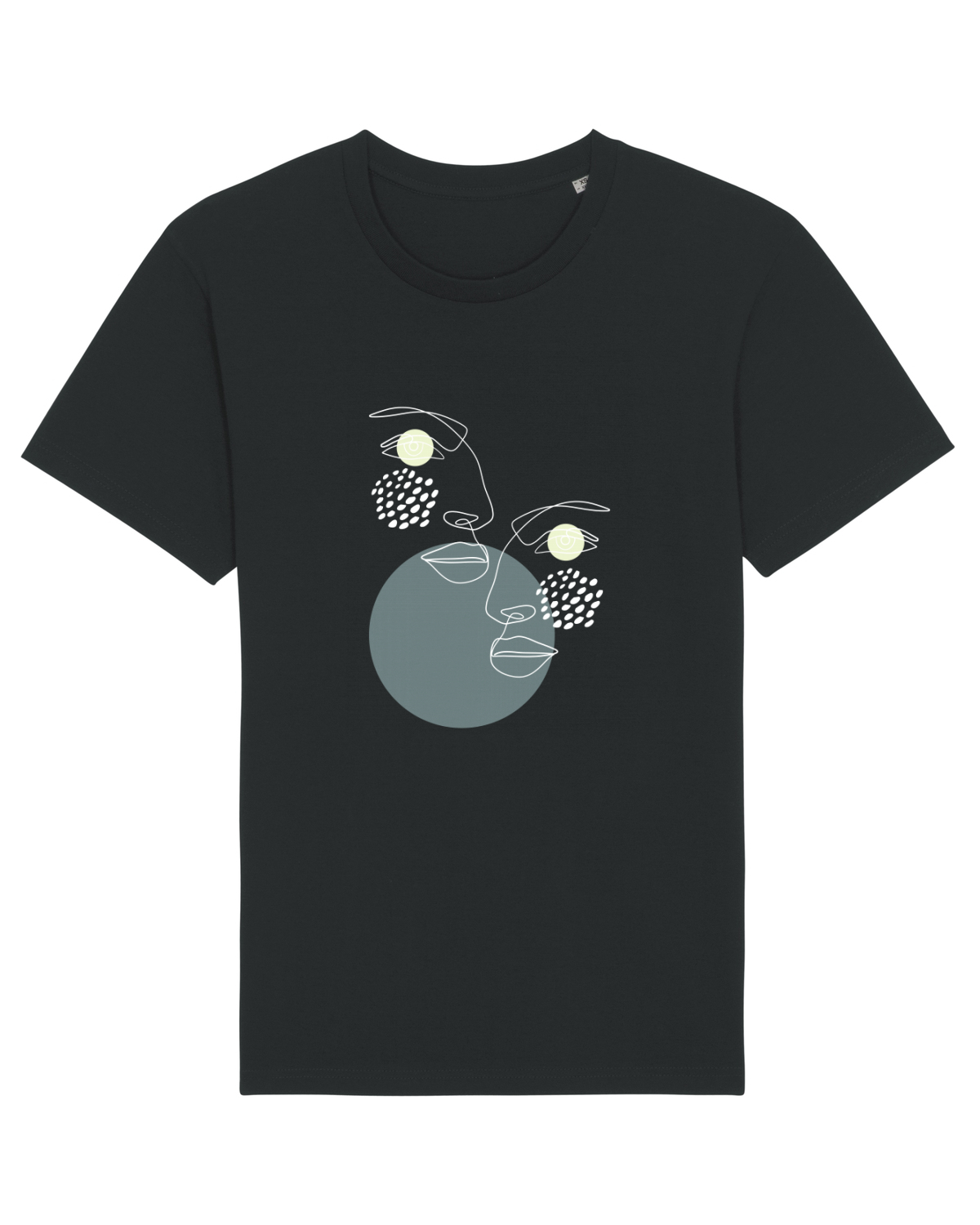 Tricou mânecă scurtă Unisex Rocker Black