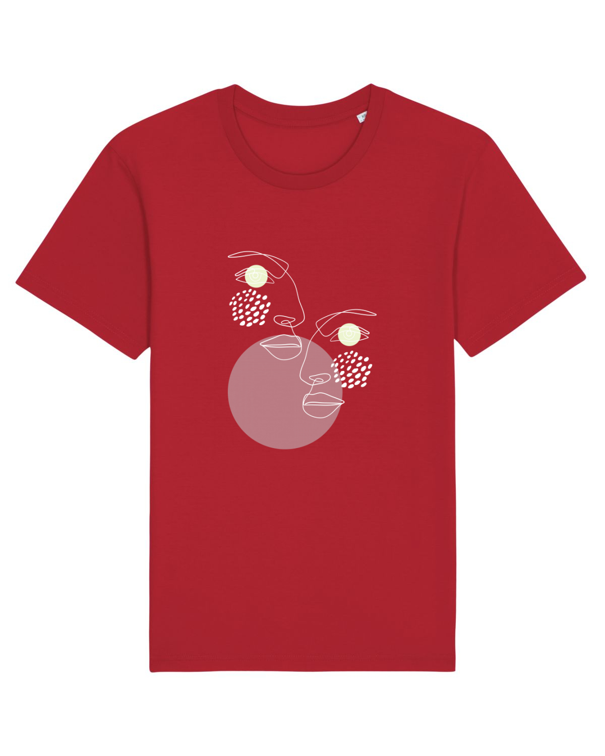 Tricou mânecă scurtă Unisex Rocker Red