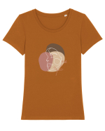 Venice Tricou mânecă scurtă guler larg fitted Damă Expresser