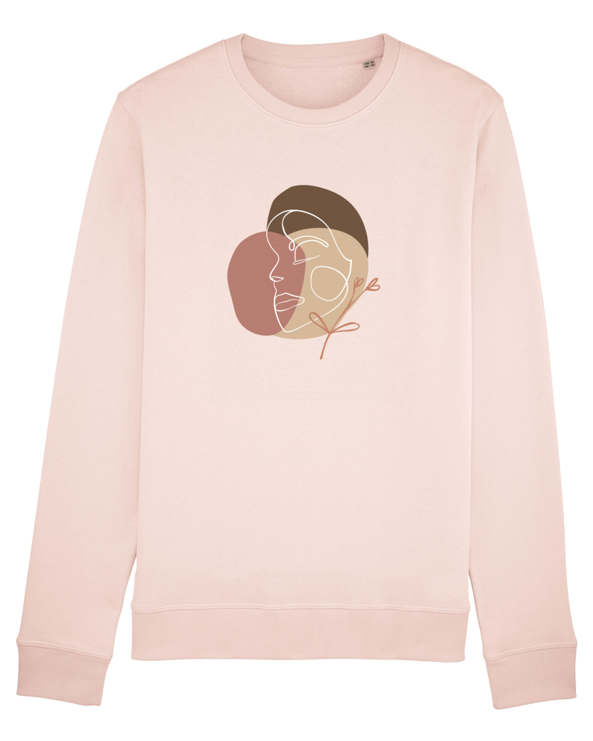 Bluză mânecă lungă Unisex Rise Candy Pink