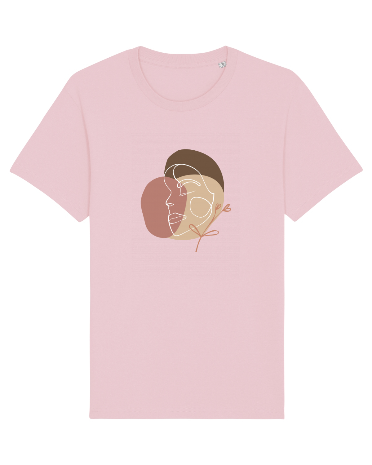 Tricou mânecă scurtă Unisex Rocker Cotton Pink