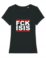 FCK ISIS Tricou mânecă scurtă guler larg fitted Damă Expresser