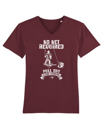 No net required Burgundy