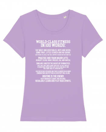 FITNESS in 100 words Lavender Dawn