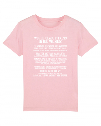 FITNESS in 100 words Cotton Pink