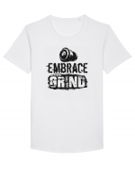 Embrace the Grind Tricou mânecă scurtă guler larg Bărbat Skater